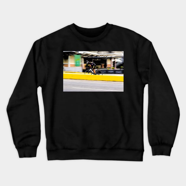 cyclism Crewneck Sweatshirt by rickylabellevie